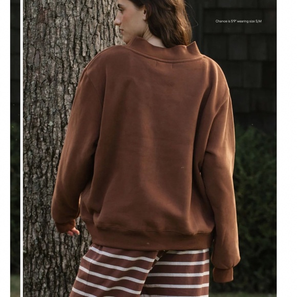 Parke varsity mock neck sweatshirt - Picture 2 of 3